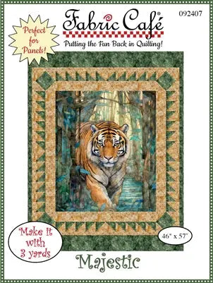 QT Fabrics - Majestic Quilt Pattern Quilting Treasures Fabric