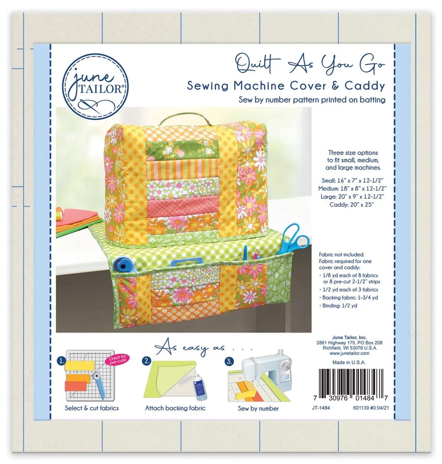 Quilt As You Go Sewing Machine Cover/Caddy - Linda's Electric Quilters