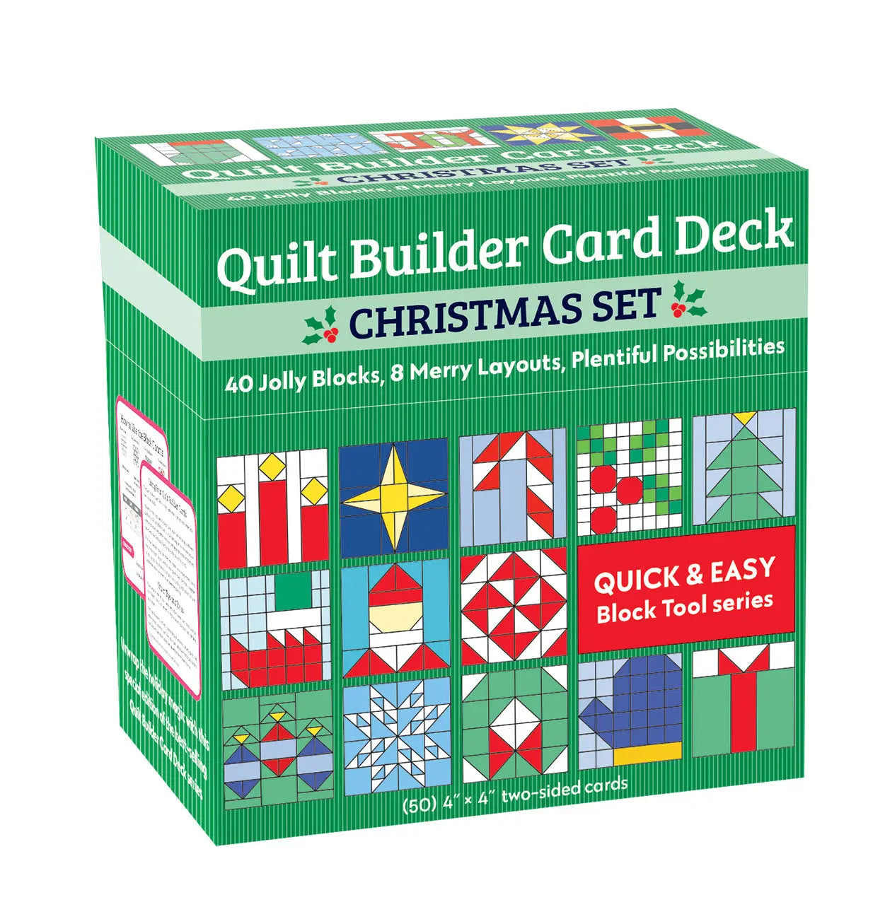 Quilt Builder Card Deck Christmas Set - Linda's Electric Quilters