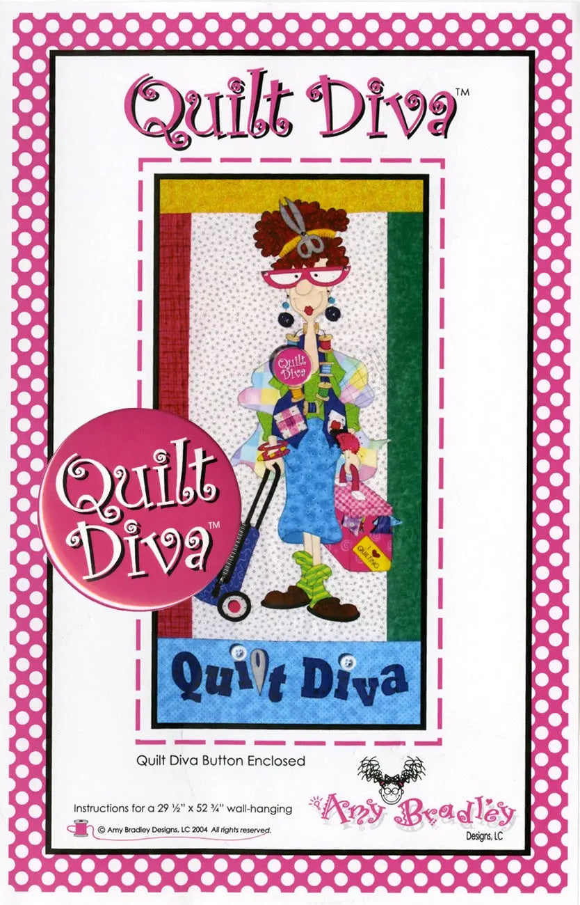 Quilt Diva (includes Quilt Diva button) - Linda's Electric Quilters