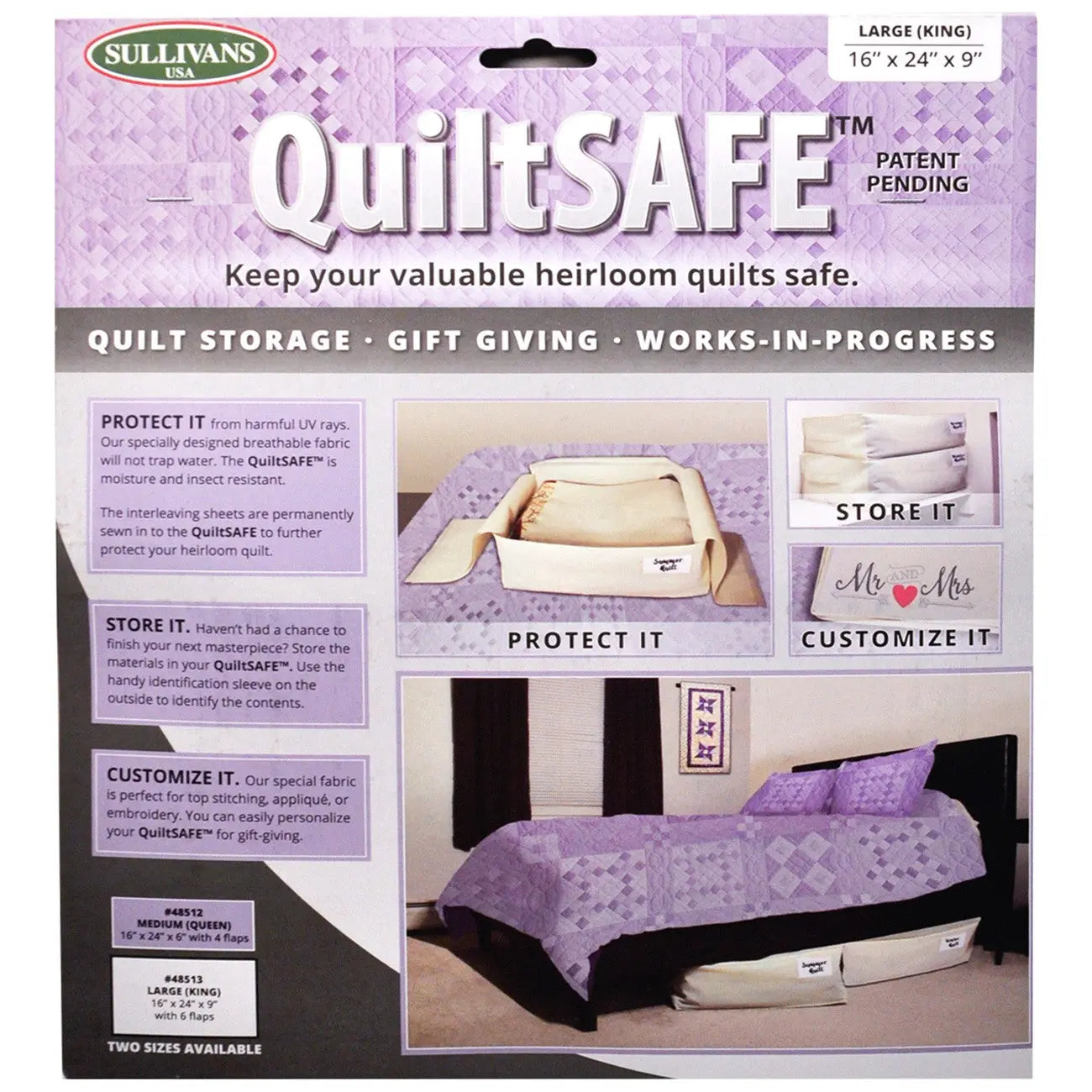 QuiltSAFE Storage Bag Large - Linda's Electric Quilters