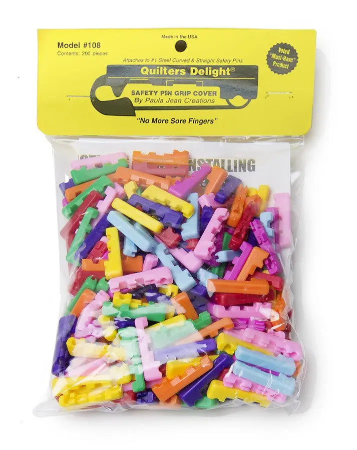 Quilters Delight Safety Pin Covers 200ct - Linda's Electric Quilters