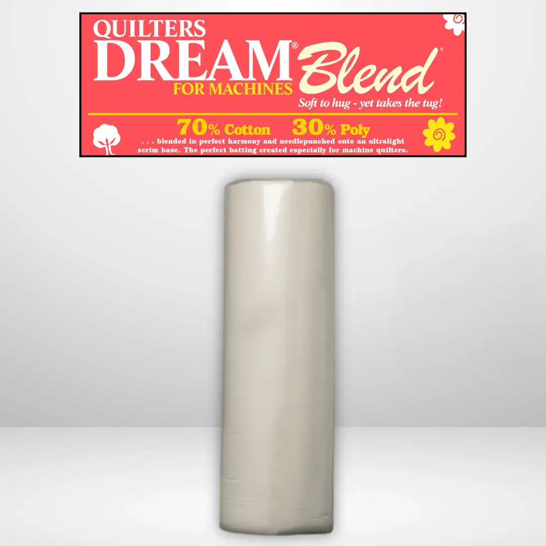 Quilters Dream Select Natural 70/30 Batting Throw Roll - 60" x 30 yards - Linda's Electric Quilters
