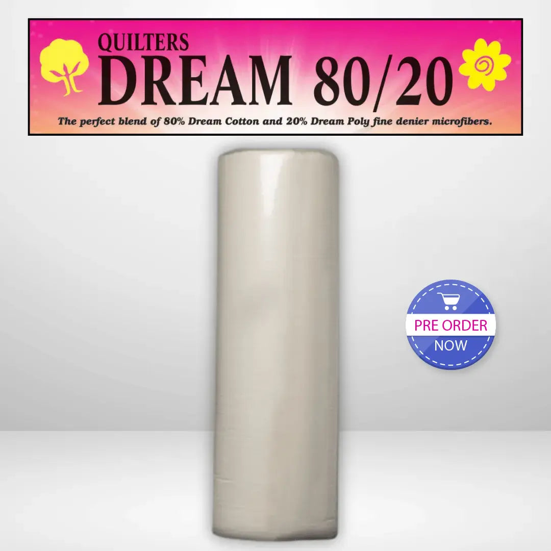 Quilters Dream Select Natural 80/20 Batting Throw Roll - 60" x 30 yards -- AVAILABLE FOR PRE-ORDER - ROUGHLY 8 WEEKS Quilters Dream Batting