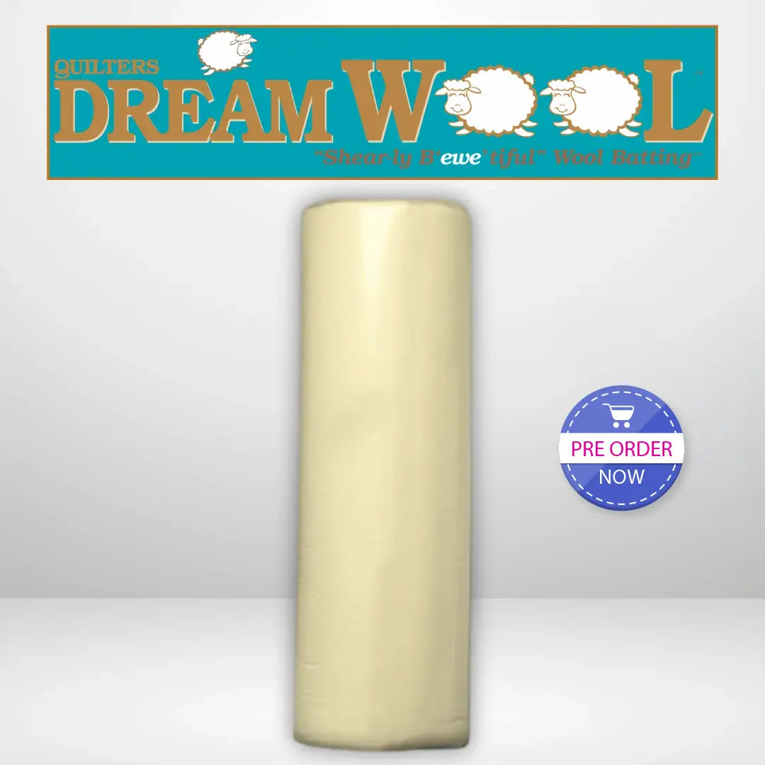 Quilters Dream Wool Batting Queen Roll - 93" x 25 yards Quilters Dream Batting