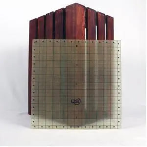 Quilters Select 12.5" x 12.5" Non-Slip Ruler - Linda's Electric Quilters