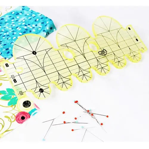 Quilters Select 3" & 1.5" MACHINE QUILT RULER - Linda's Electric Quilters