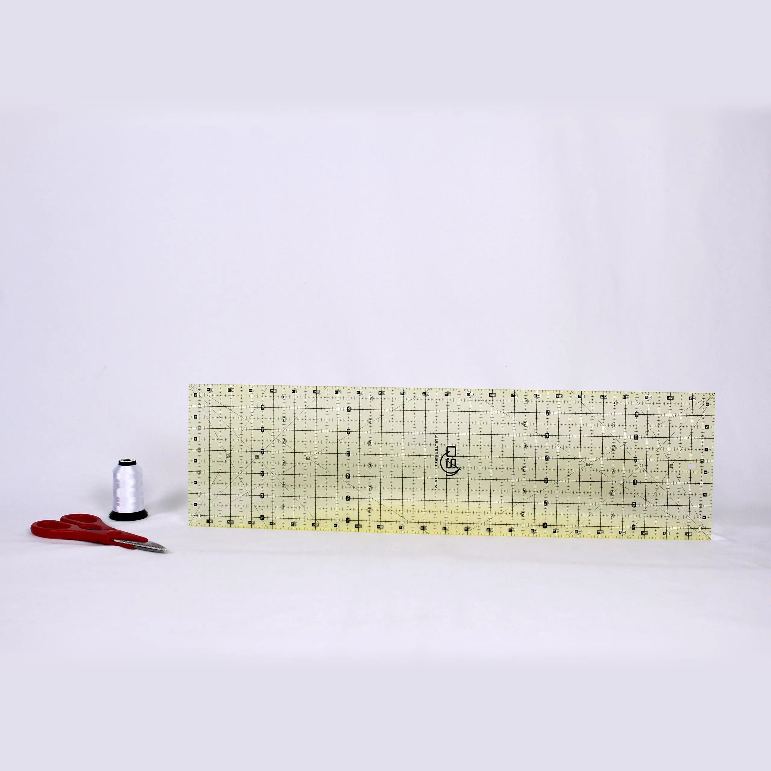 Quilters Select 6.5" x 24" Non-Slip Ruler - Linda's Electric Quilters