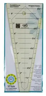 Quilters Select DRESDEN RULER 18 W/COATING - Linda's Electric Quilters