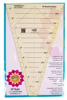 Quilters Select DRESDEN RULER 30 W/COATING - Linda's Electric Quilters