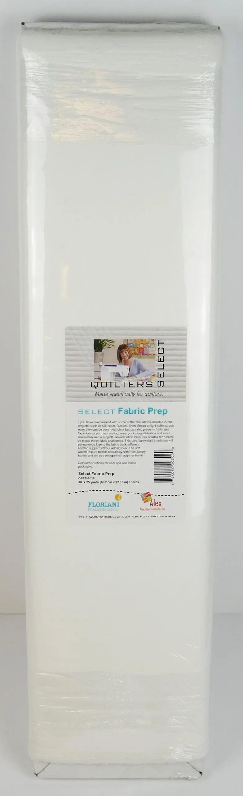 Quilters Select Fabric Prep 30" x 25 yds - Linda's Electric Quilters