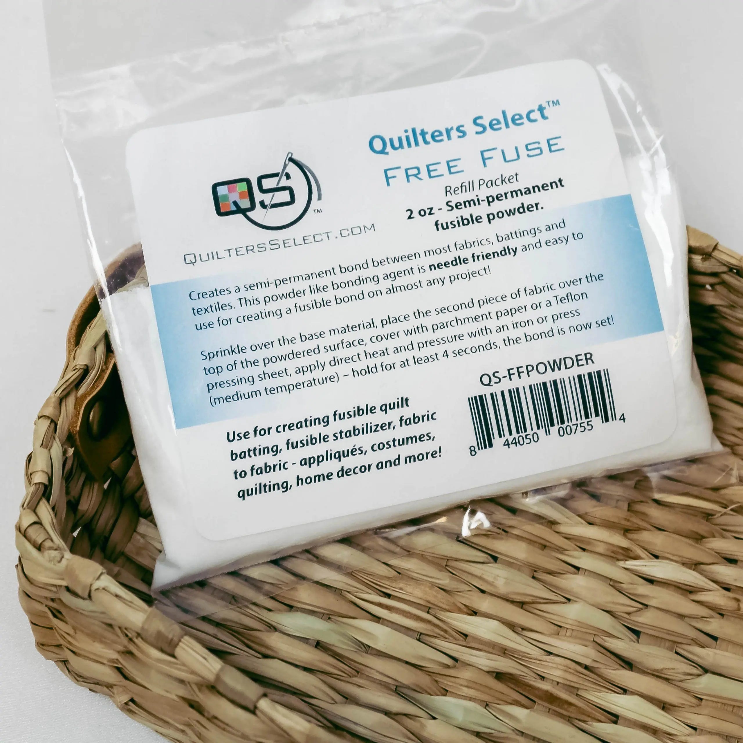 Quilters Select Free Fuse Powder Refills - Linda's Electric Quilters