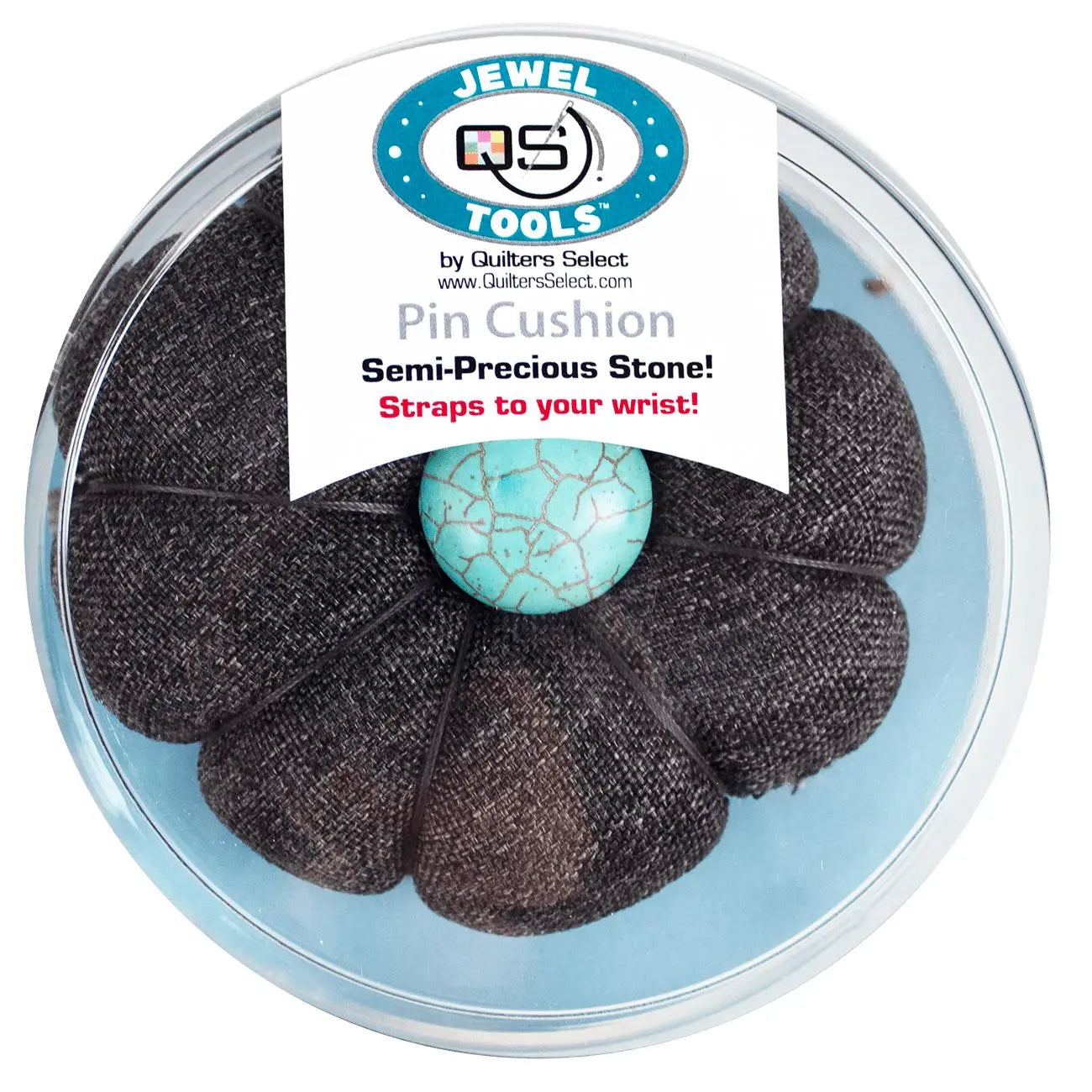 Quilters Select PIN CUSHION - TURQUOISE - Linda's Electric Quilters