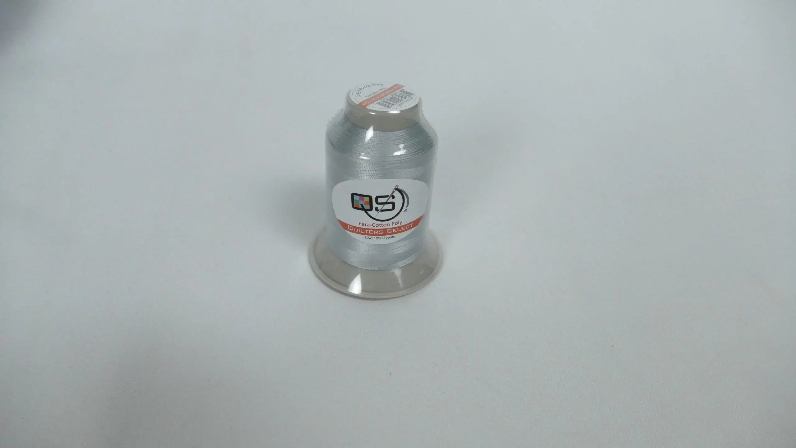 Quilters Select Para-Cotton Poly Thread - 80WT LIGHT GRAY 2500 YD - Linda's Electric Quilters