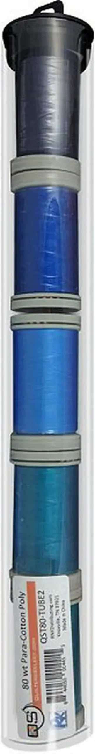 Quilters Select Tube with - Tube of 5 colors 400M - MEDITERRANEAN ITALIAN BLUE TWINKLE BLUE PRISTINE BLUE NAVY SATIN - Linda's Electric Quilters
