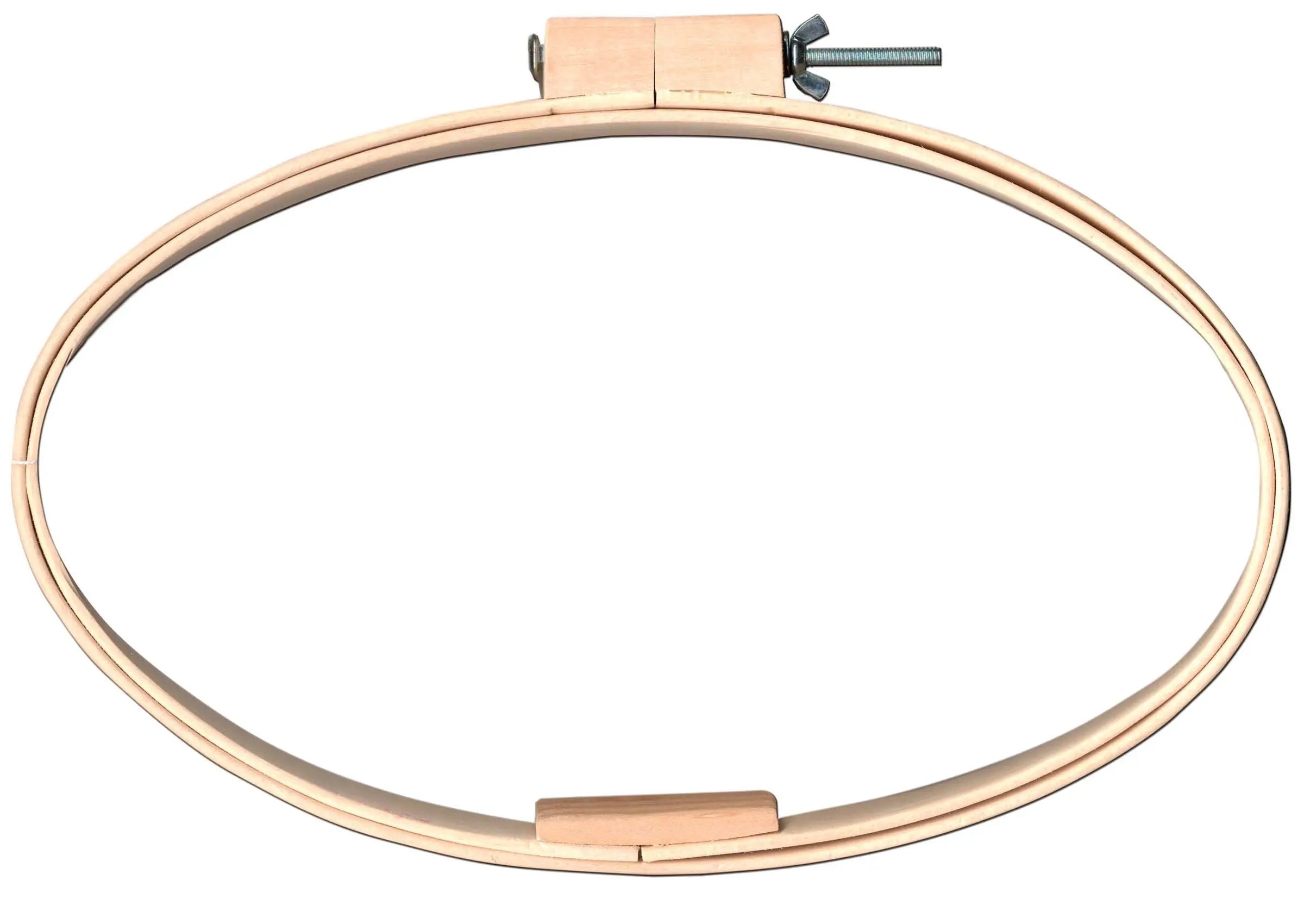 Quilting / Embroidery Hoop Wood 9in x 15in Oval - Linda's Electric Quilters