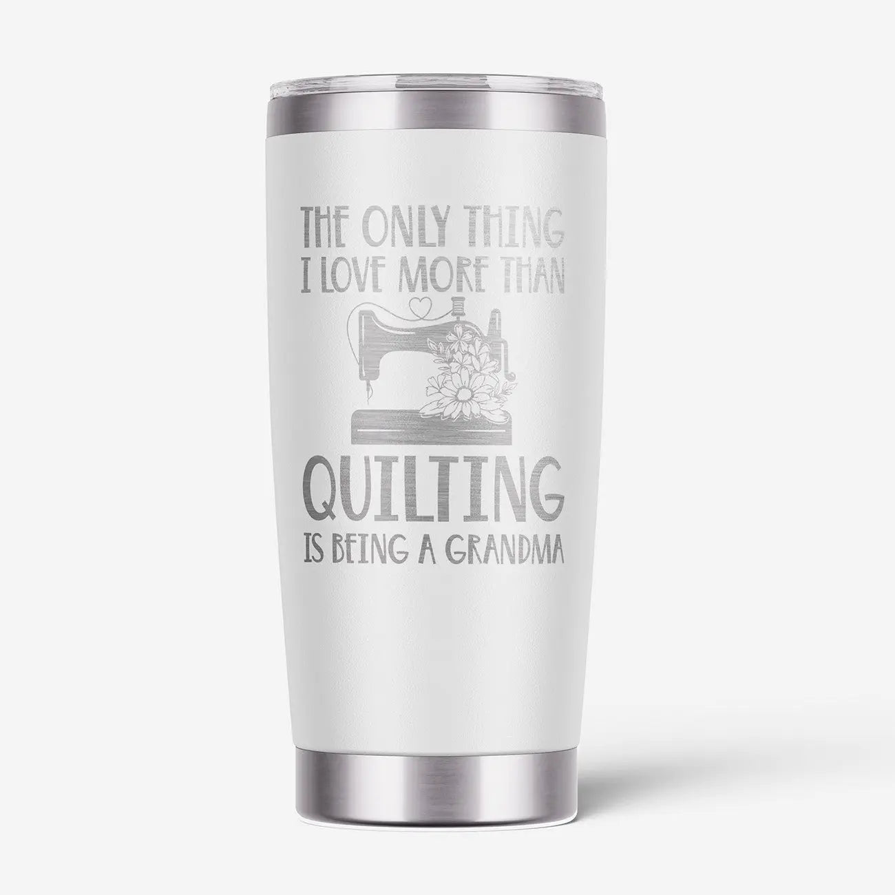 Quilting Grandma Tumbler - Linda's Electric Quilters