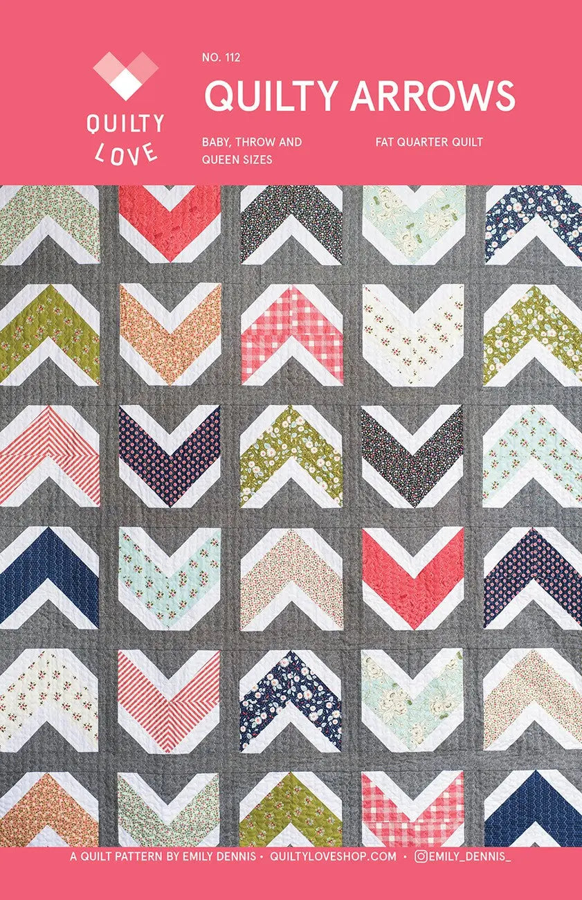 Quilty Arrows Quilt Pattern - Linda's Electric Quilters