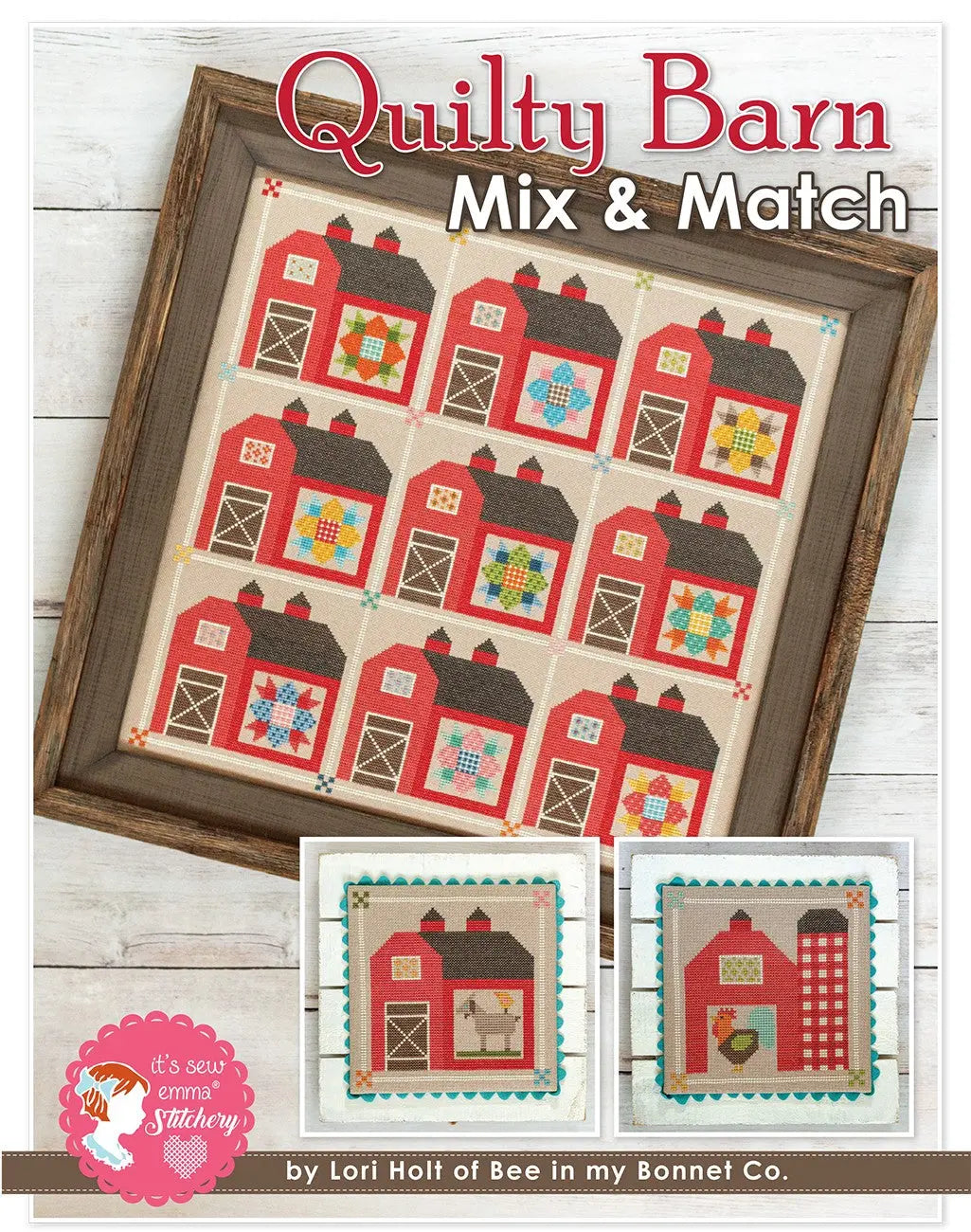 Quilty Barn Cross Stitch Pattern - Linda's Electric Quilters
