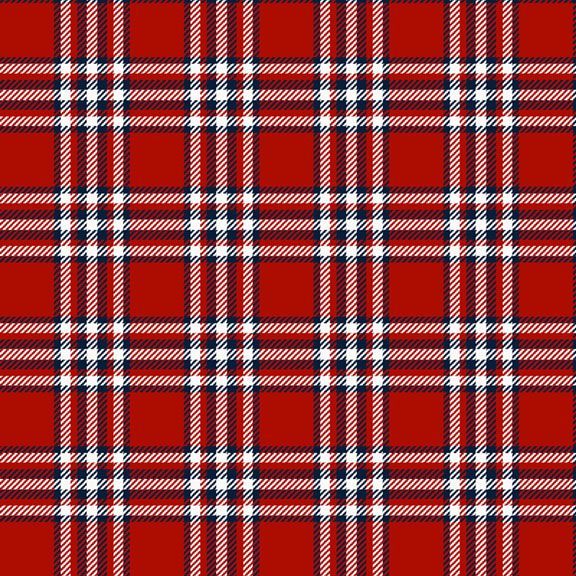 Red Primo Plaids: Americana Cotton Flannel 44"/45" Fabric Per Yard