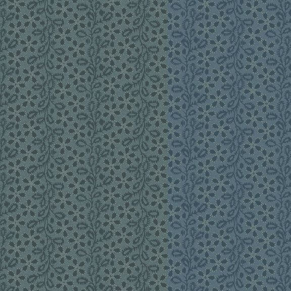 Primrose Prints - Posy Stripe - Blue 44" / 45" Fabric Per Yard