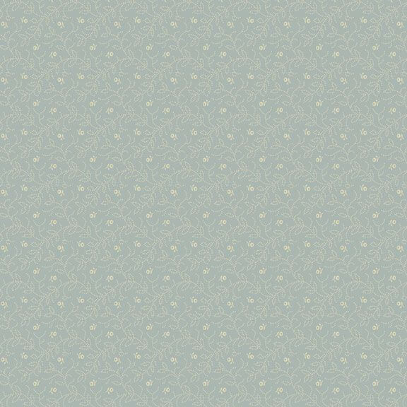 Primrose Prints - Viney - Sky 44" / 45" Fabric Per Yard