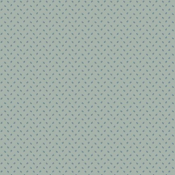 Primrose Prints - Tiny Tulip - Sky 44" / 45" Fabric Per Yard