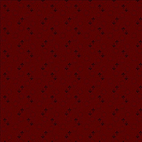 Betsy's Needlework - Here and There - Red 44" / 45" Fabric Per Yard