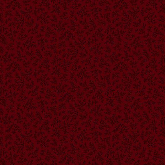 Betsy's Needlework - Sprigs - Red 44" / 45" Fabric Per Yard