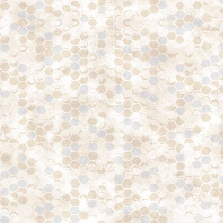 Marcus Fabrics honeycomb quilting cotton fabric in Tan