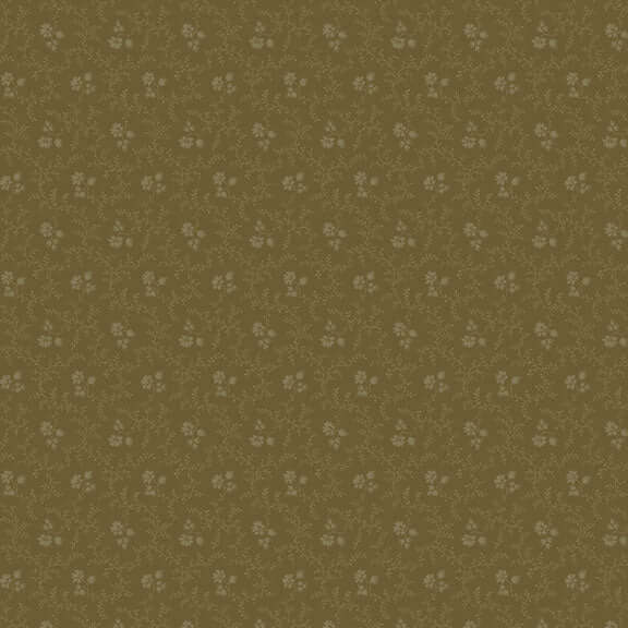 Dressmaker - Petite Flower - Green 44" / 45" Fabric Per Yard