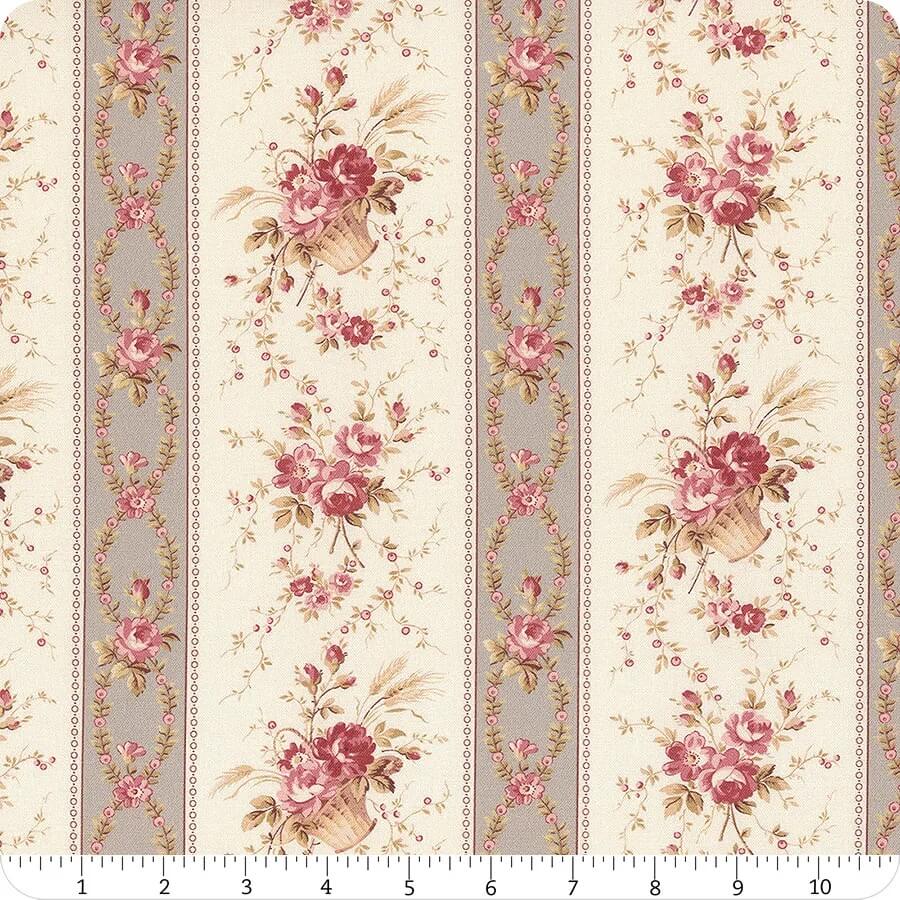 Summer House - Border Stripe 44" / 45" Fabric Per Yard