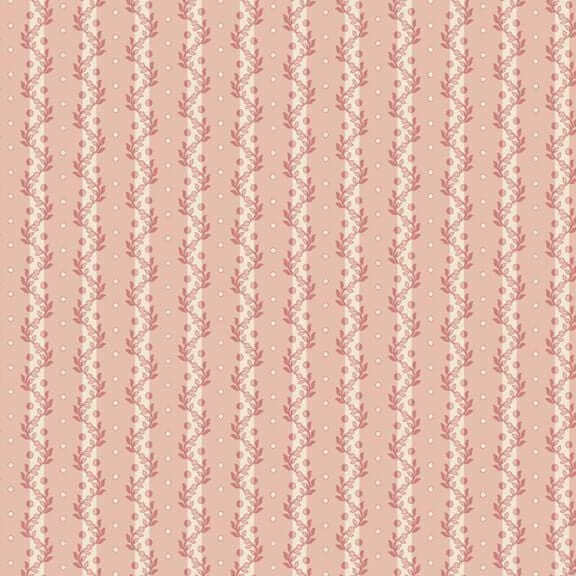 Summer House - Stripe - Pink 44" / 45" Fabric Per Yard