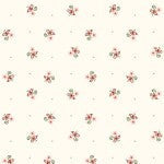 Peppermint and Pine Floral Scatter Multi Christmas quilting fabric by Marcus