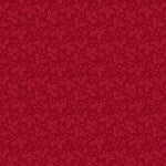 Peppermint and Pine Crimson Holly Christmas quilting fabric by Marcus