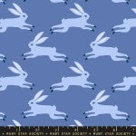 Ruby Star Backyard Bunny Run Twilight quilting fabric by Moda