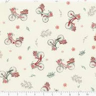 Berry Market Bicycles quilting fabric by Riley Blake