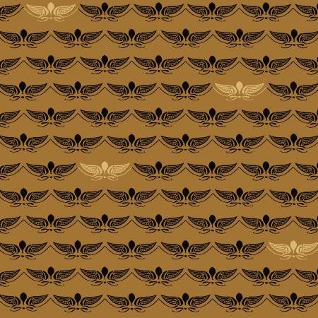 RJR Fabrics Earn Your Wings quilting fabric in Wheat