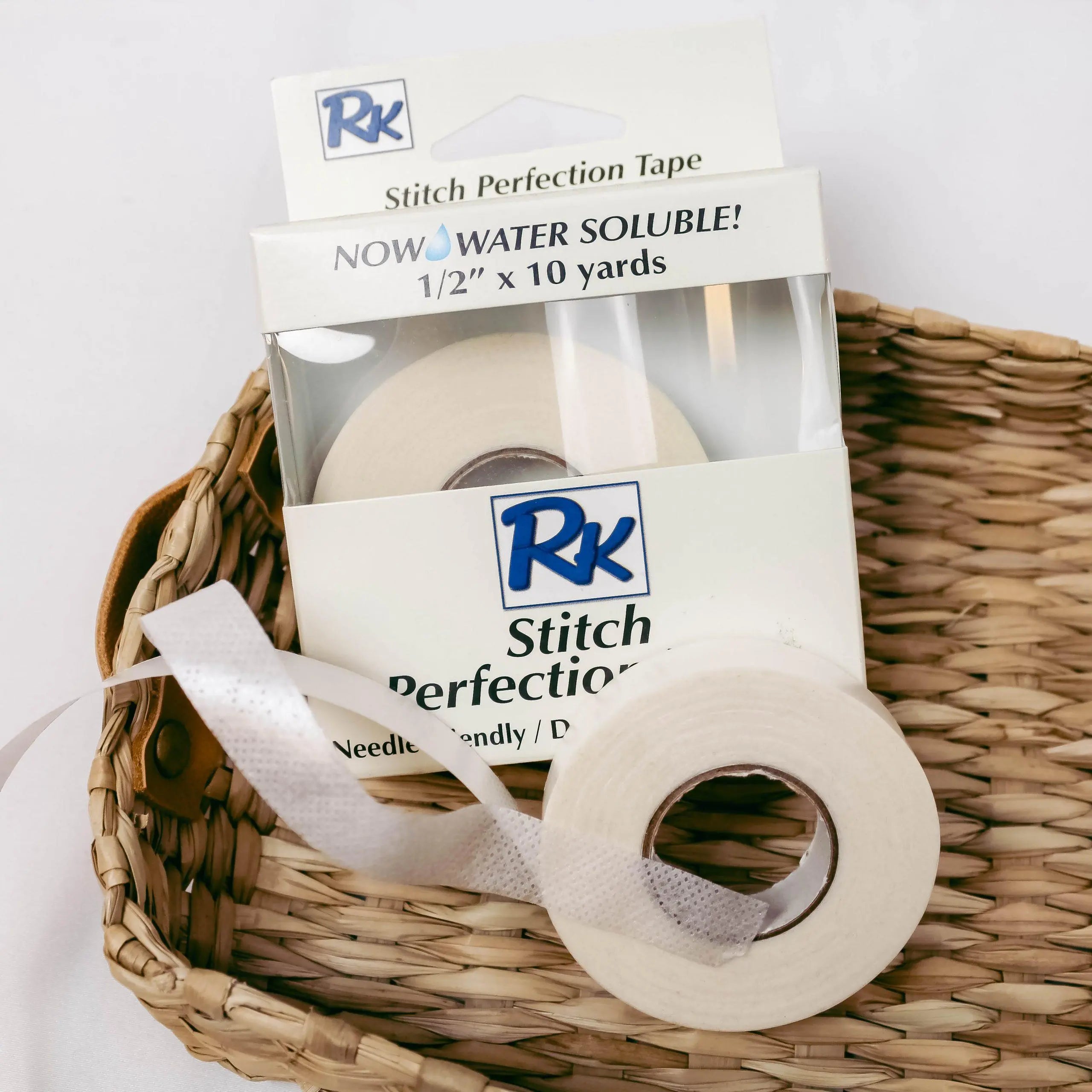 RNK Stitch Perfection Tape - 1/2" x 10 yds - Water Soluble - Linda's Electric Quilters