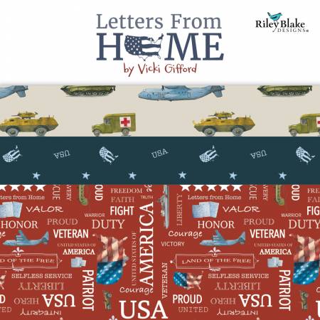 Riley Blake Letters From Home 2.5 inch jelly roll