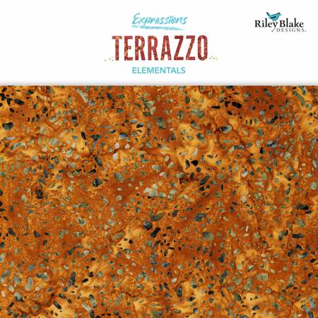 Riley Blake Expressions Batiks Terrazzo jungle 2.5 inch strips