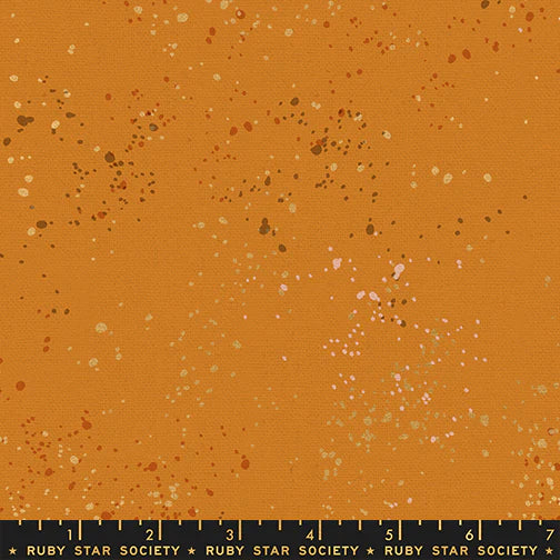 Speckled Canvas Metallic Earth 44"/45" Fabric Per Yard