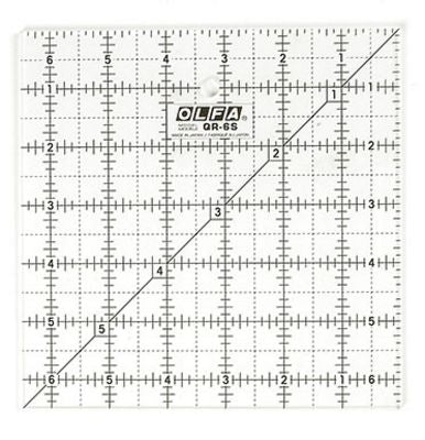 Olfa Squ Frosted Ruler 6.5in