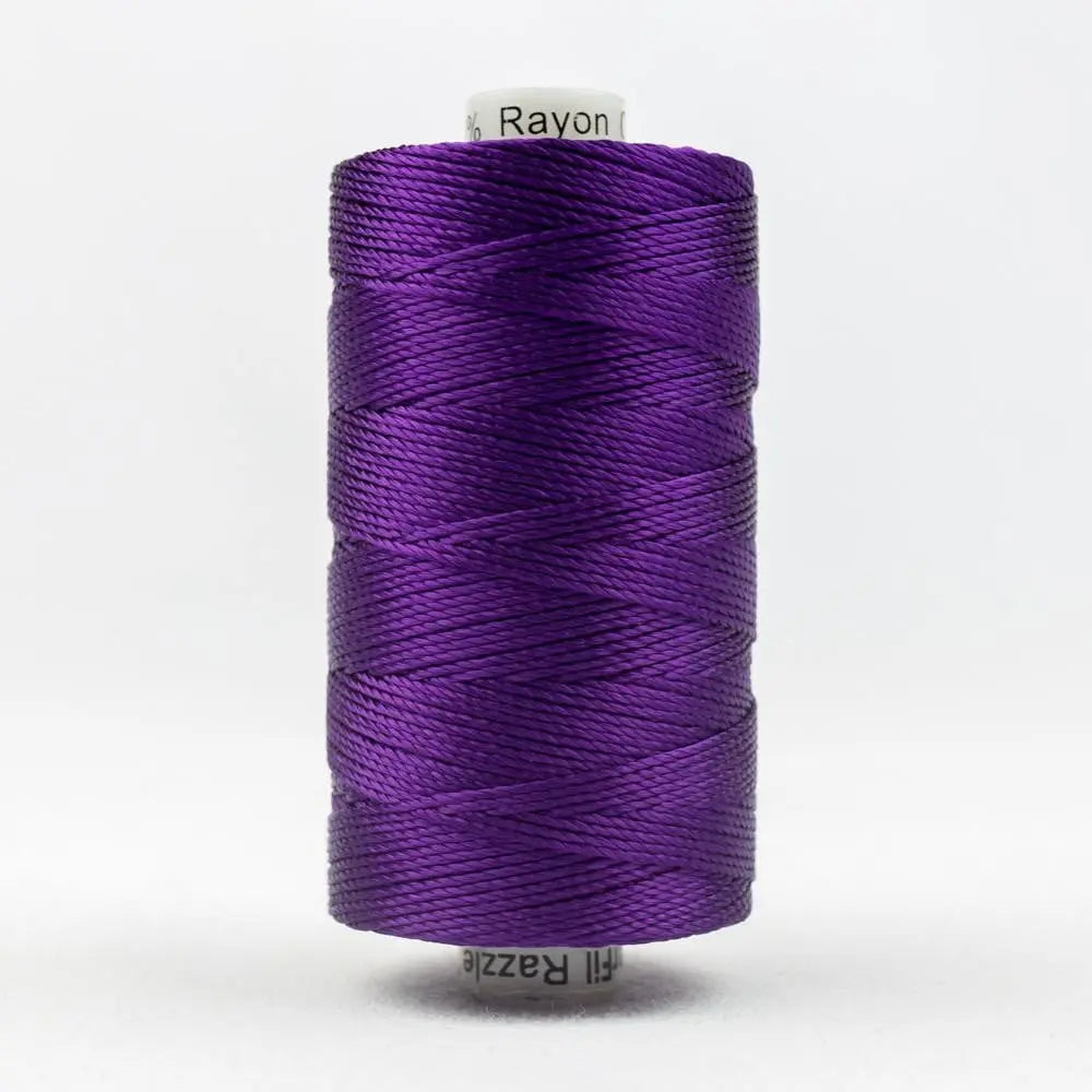 RZ124 - Razzle™ 8wt Rayon Purple Thread WonderFil USA