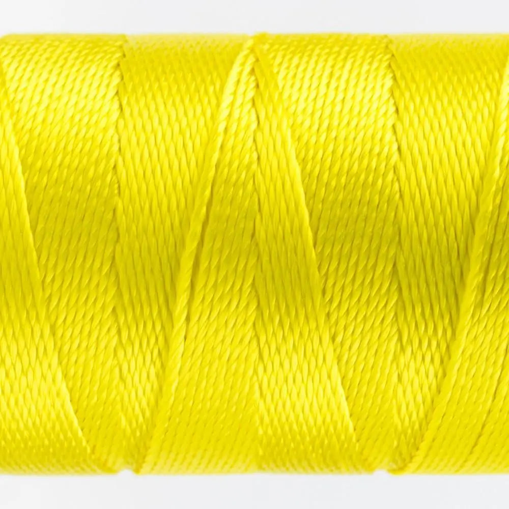 RZ938 - Razzle™ 8wt Rayon Lemon Yellow Thread WonderFil USA