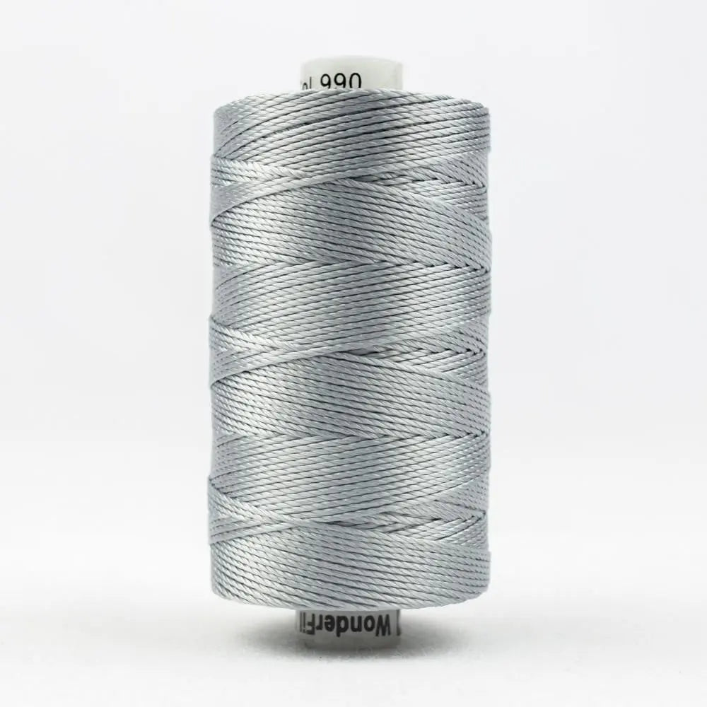 RZ990 - Razzle™ 8wt Rayon Light Grey Thread WonderFil USA