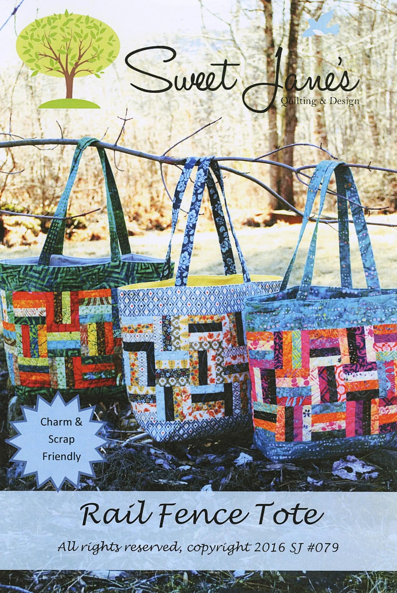 Rail Fence Tote - Linda's Electric Quilters
