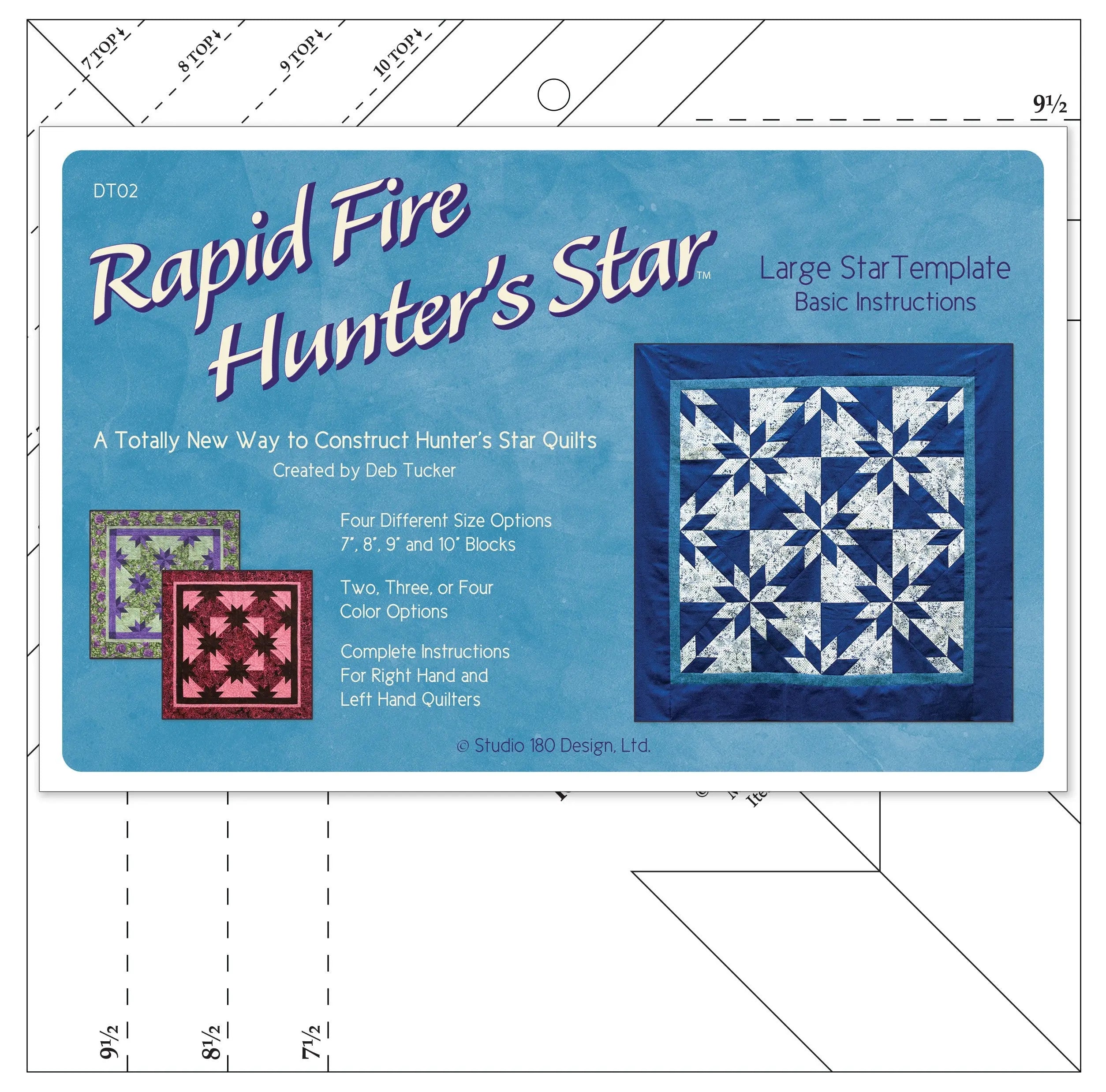 Rapid Fire Hunter's Star Large - Linda's Electric Quilters