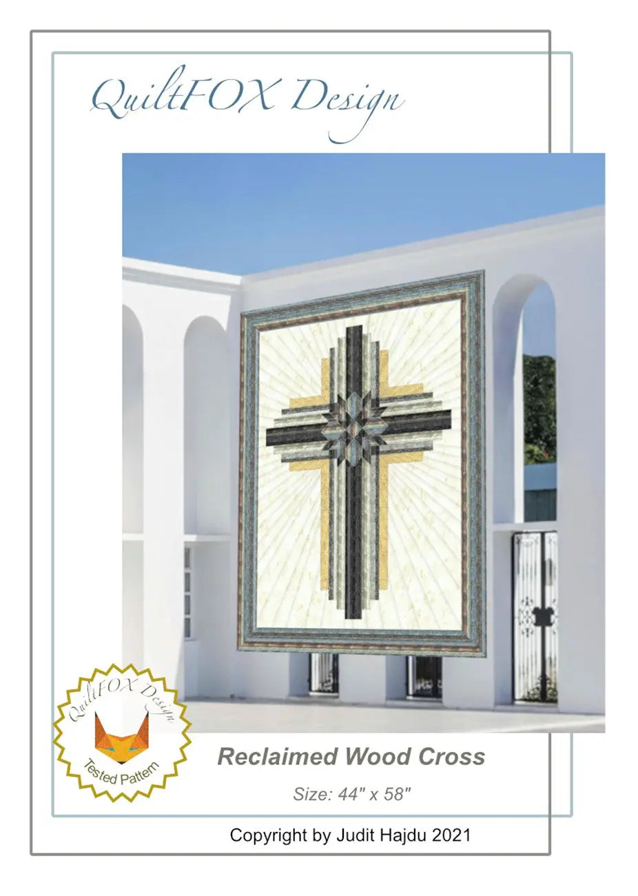 Reclaimed Wood Cross - Linda's Electric Quilters