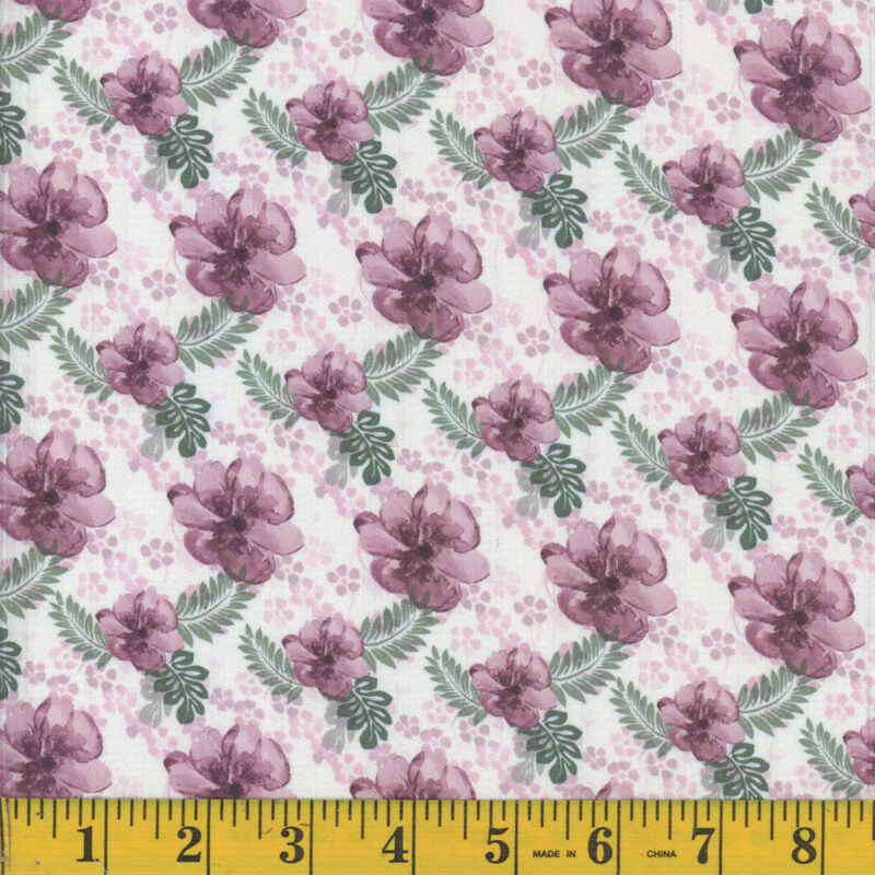 Red Burgundy Denzal Cotton Wideback Fabric